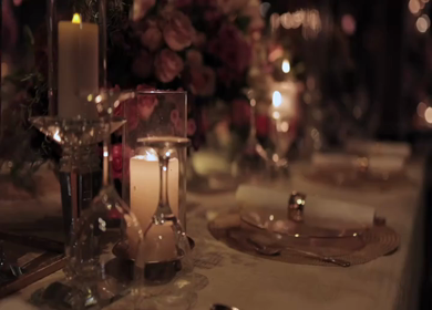 A Slow Motion Shot of an Indian Wedding Venue Decoration in India