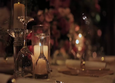 A Slow Motion Shot of an Indian Wedding Venue Decoration in India