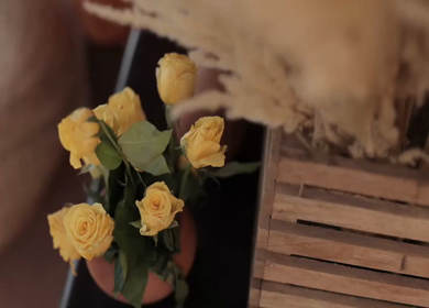 A Slow Motion Shot of an Indian Wedding Venue Decoration in India