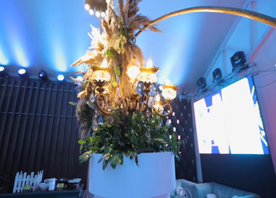 9th February, 2024 : A Slow Motion Shot of an Indian Wedding Decoration