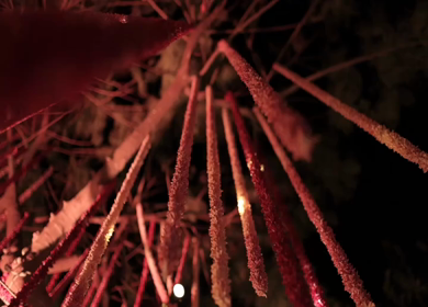 A Slow Motion Shot of an Indian Wedding Venue Decoration in India