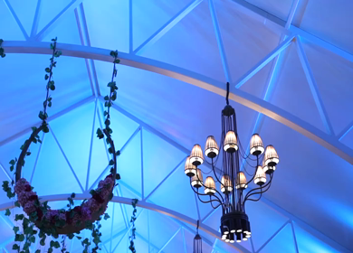 A Slow Motion Shot of an Indian Wedding Decoration in India