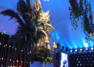 9th February, 2024 : A Slow Motion Shot of an Indian Wedding Decoration