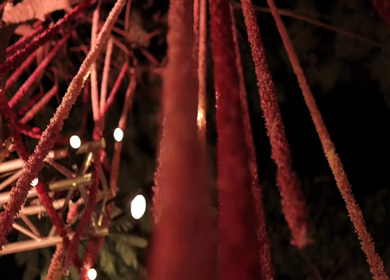 A Slow Motion Shot of an Indian Wedding Venue Decoration in India