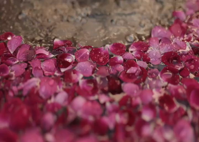 A Slow Motion Shot of an Indian Wedding Venue Decoration in India