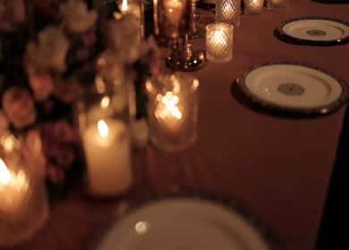 A Slow Motion Shot of an Indian Wedding Venue Decoration in India