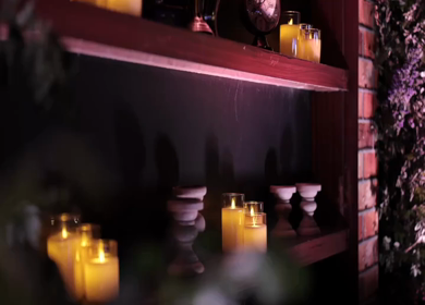 A Slow Motion Shot of an Indian Wedding Venue Decoration in India