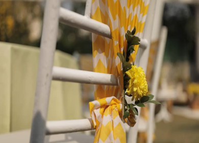 A Slow Motion Shot of an Indian Wedding Decoration in India