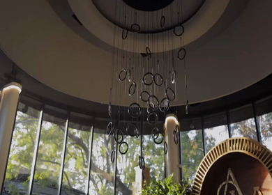 A Slow Motion Shot of an Indian Wedding Venue Decoration in India