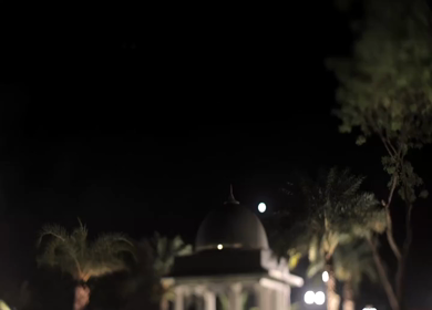 A Slow Motion Shot of an Indian Wedding Venue Decoration in India