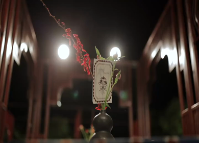 5th January 2025 : A Slow Motion Shot of an Indian Wedding Venue Decoration in India
