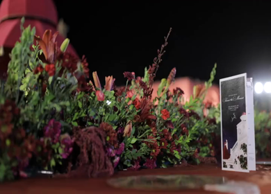 5th January 2025 : A Slow Motion Shot of an Indian Wedding Venue Decoration in India