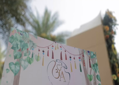 5th January 2025 : A Slow Motion Shot of an Indian Wedding Venue Decoration in India