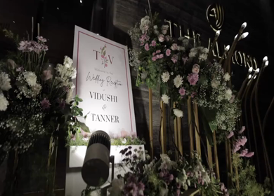 5th January 2025 : A Slow Motion Shot of an Indian Wedding Venue Decoration in India
