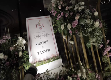 5th January 2025 : A Slow Motion Shot of an Indian Wedding Venue Decoration in India