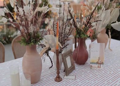 5th January 2025 : A Slow Motion Shot of an Indian Wedding Venue Decoration in India