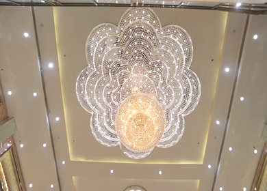 A Slow Motion Shot of an Indian Wedding Decoration in India