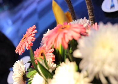 A Slow Motion Shot of an Indian Wedding Decoration in India