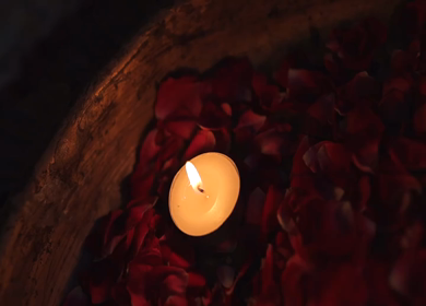 A Slow Motion Shot of an Indian Wedding Decoration in India