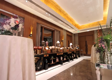 A Shot of an Indian Wedding Decoration in India
