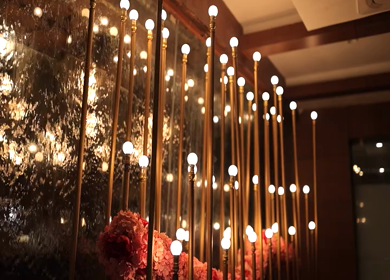 A Shot of an Indian Wedding Decoration in India