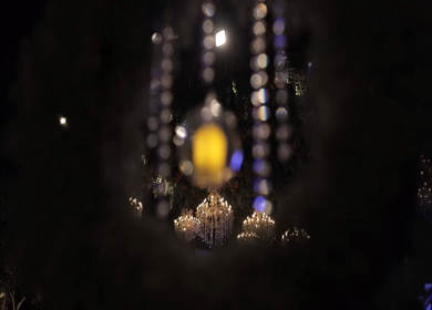 A Slow Motion Shot of an Indian Wedding Decoration in India