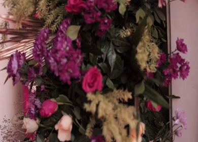 A Slow Motion Shot of an Indian Wedding Decoration in India