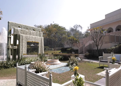A Slow Motion Shot of an Indian Wedding Decoration in India