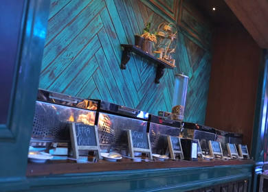 A Slow Motion Shot of an Indian Wedding Venue  Decoration in India