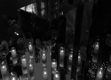 A Slow Motion Shot of an Indian Wedding Venue Decoration in India