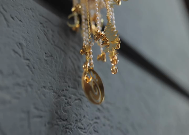 A Slow Motion Shot of an Indian Wedding Venue Decoration in India