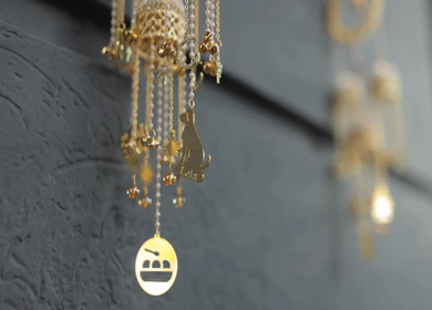 A Slow Motion Shot of an Indian Wedding Venue Decoration in India