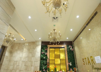 9th February, 2024 : A Slow Motion Shot of an Indian Wedding Venue Decoration in India