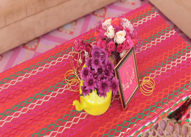 9th February, 2024 : A Slow Motion Shot of an Indian Wedding Venue Decoration in India