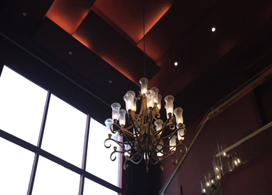 A Slow Motion Shot of an Indian Wedding Venue Decoration in India