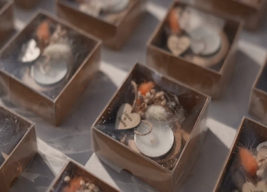 A Slow Motion Shot of an Indian Wedding Venue Decoration in India