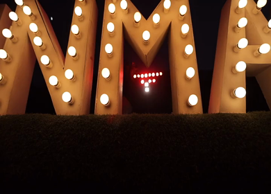 A Slow Motion Shot of an Indian Wedding Venue Decoration in India