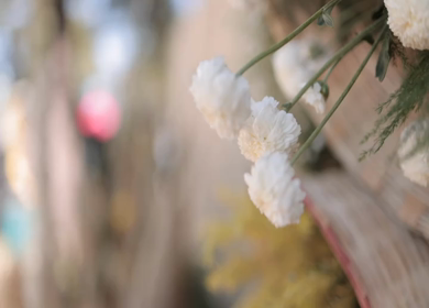 A Slow Motion Shot of an Indian Wedding Venue Decoration at Mussoorie,Uttarakhand in India
