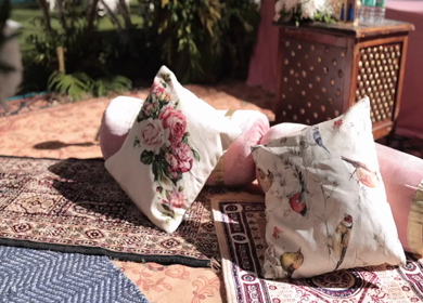 A Slow Motion Shot of an Indian Wedding Venue Decoration at Mussoorie,Uttarakhand in India