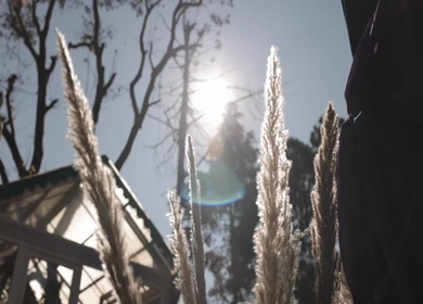 A Slow Motion Shot of an Indian Wedding Venue Decoration at Mussoorie,Uttarakhand in India