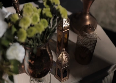 A Slow Motion Shot of an Indian Wedding Venue Decoration at Mussoorie,Uttarakhand in India