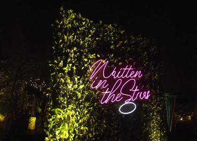 A Slow Motion Shot of an Indian Wedding Decoration
