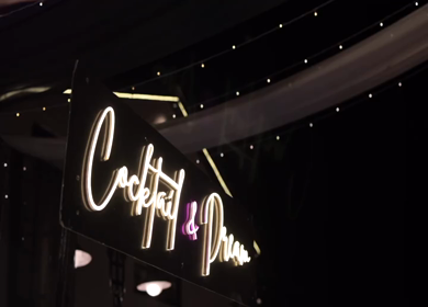 9th February, 2024 : A Slow Motion Shot of an Indian Wedding Venue Decoration in India