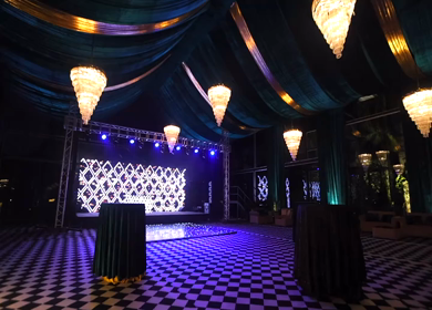 9th February, 2024: A Slow Motion Shot of an Indian Wedding Decoration