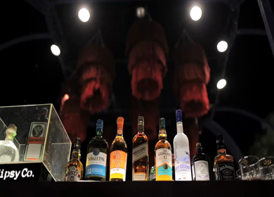 5th January 2025 : A slow motion shot of a bar at an Indian wedding in New Delhi, India