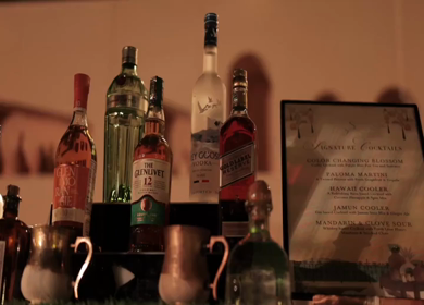 5th January 2025 : A slow motion shot of a bar at an Indian wedding in New Delhi, India