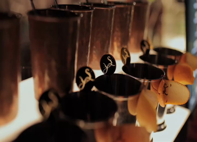 5th January 2025 : A slow motion shot of a bar at an Indian wedding in New Delhi, India