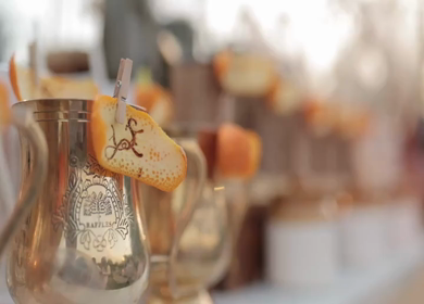 5th January 2025 : A slow motion shot of a bar at an Indian wedding in India