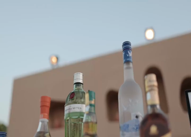 5th January 2025 : A slow motion shot of a bar at an Indian wedding in India
