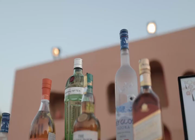 5th January 2025 : A slow motion shot of a bar at an Indian wedding in India